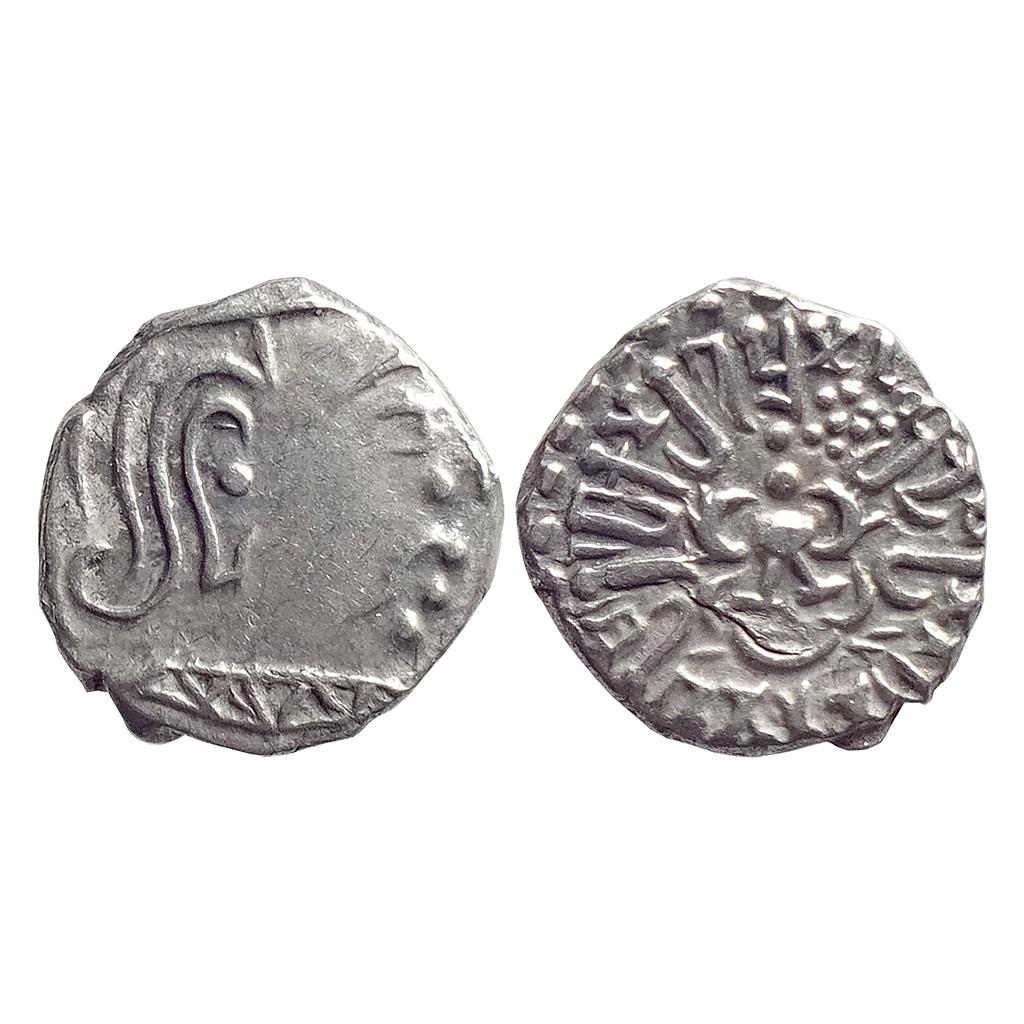 Ancient, Guptas, Kumaragupta I, Garuda type, Silver Drachma,