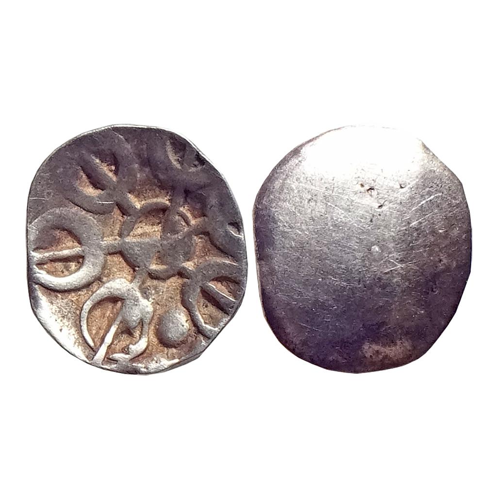 Ancient, Gandhara Janapada, Punch Marked Coinage, Silver "1/2 Shana or 1/16 Shatamana"
