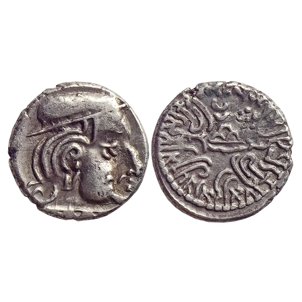 Ancient, Western Kshatrapas, Kardamaka Family, Damsena, S/o Rudrasimha I, Silver Drachma