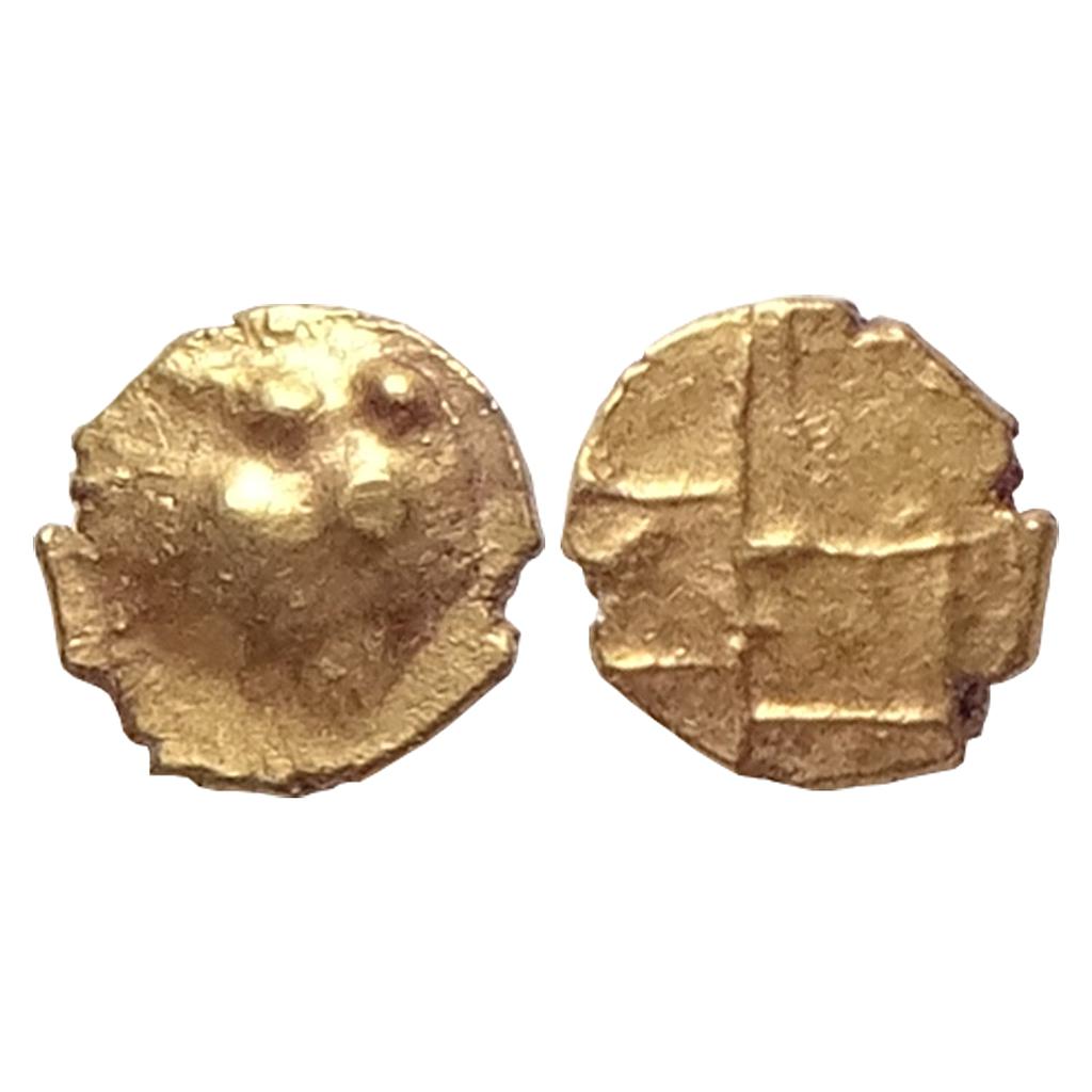 Anonymous issue from South India, Gold Half Fanam