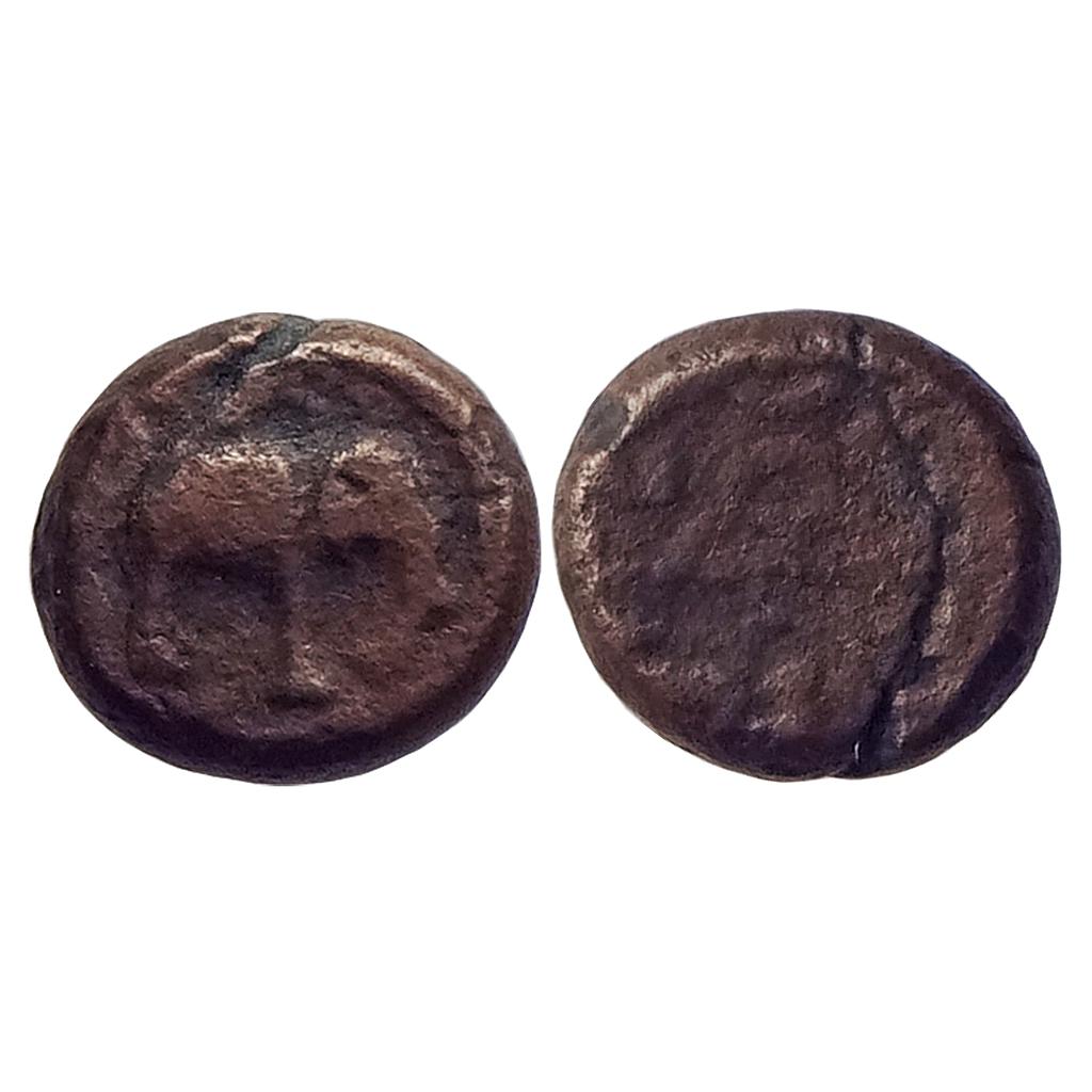 Ancient, Western Kshatrapas, Kardamaka Dynasty, probable issue of Damasena, Copper Unit