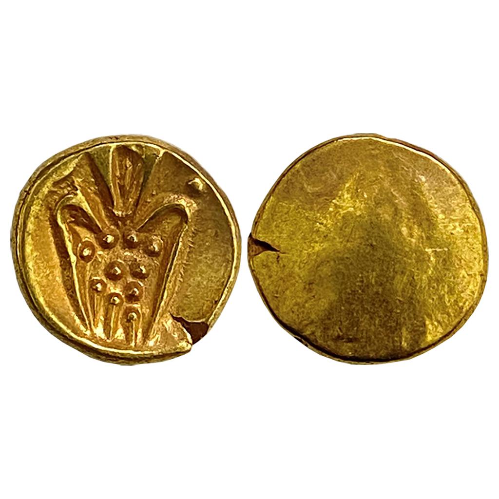 Vira Raya type Anonymous issue Gold Fanam