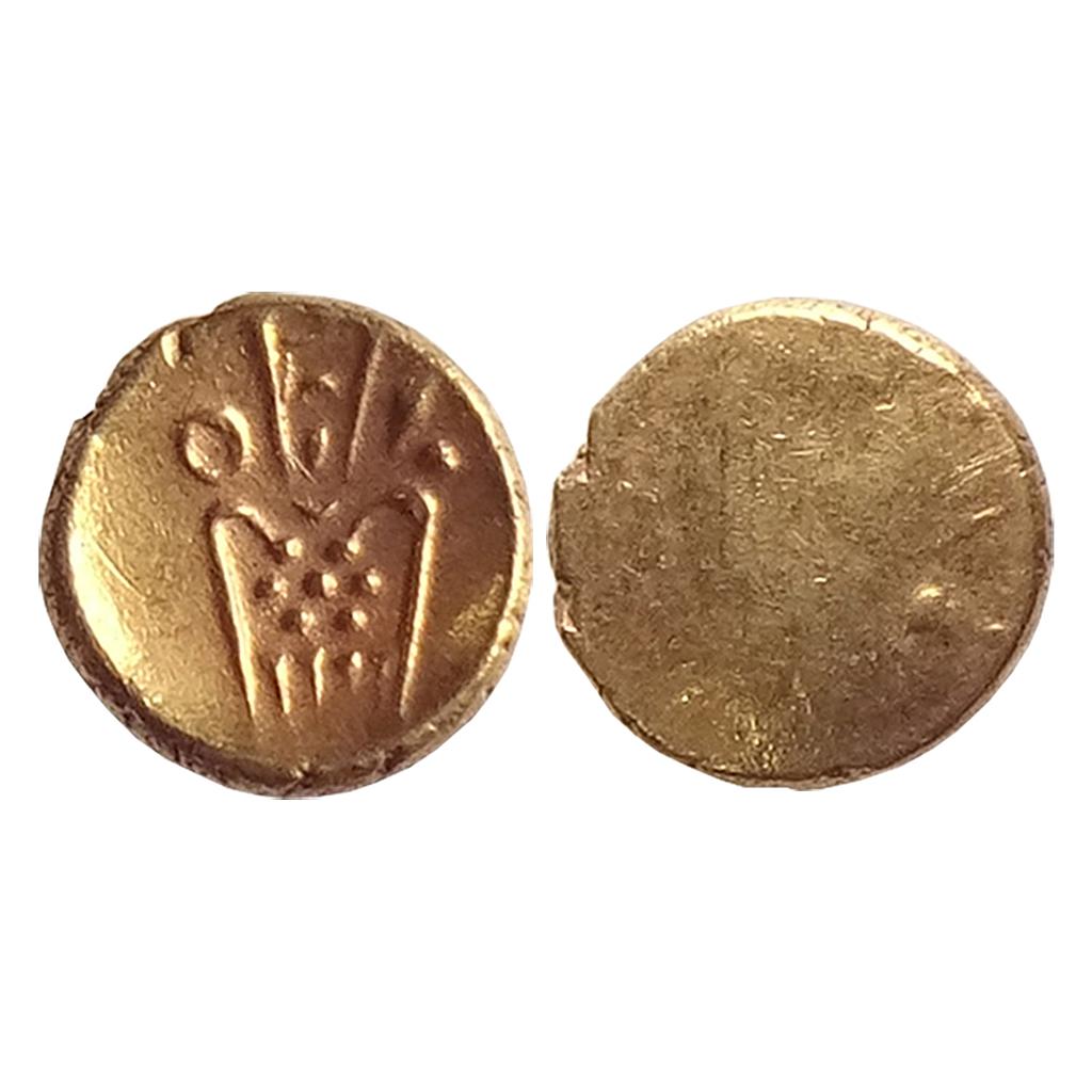 Vira Raya type Anonymous issue Gold Fanam