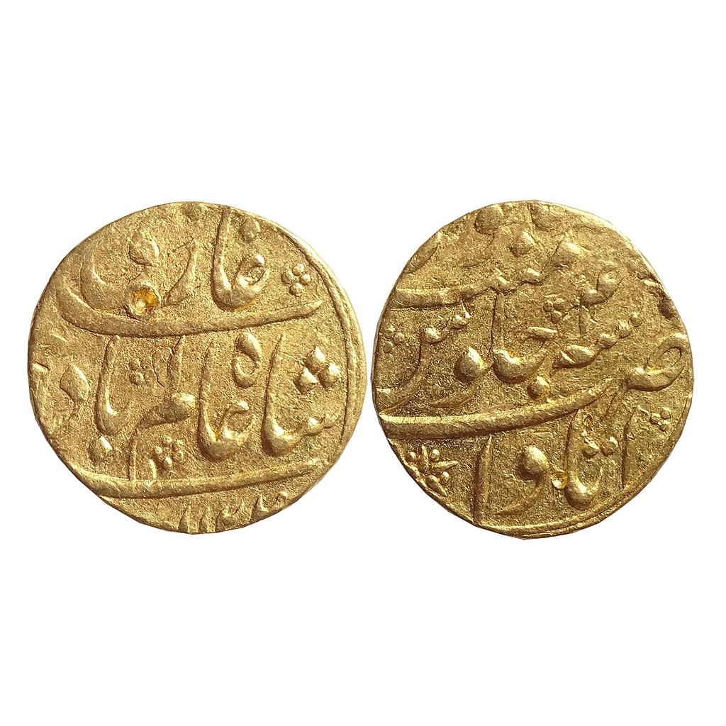 Mughal, Shah Alam Bahadur, Itawa Mint, Gold Mohur