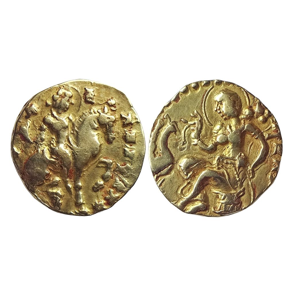 Ancient, Guptas, Kumaragupta I, “Horseman” type, Gold Dinar