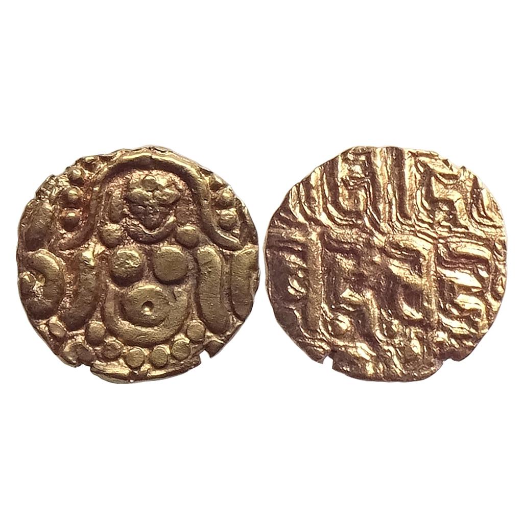 Gahadavalas of Kanauj, Govinda Chandradeva, Gold 1-1/8 Masha