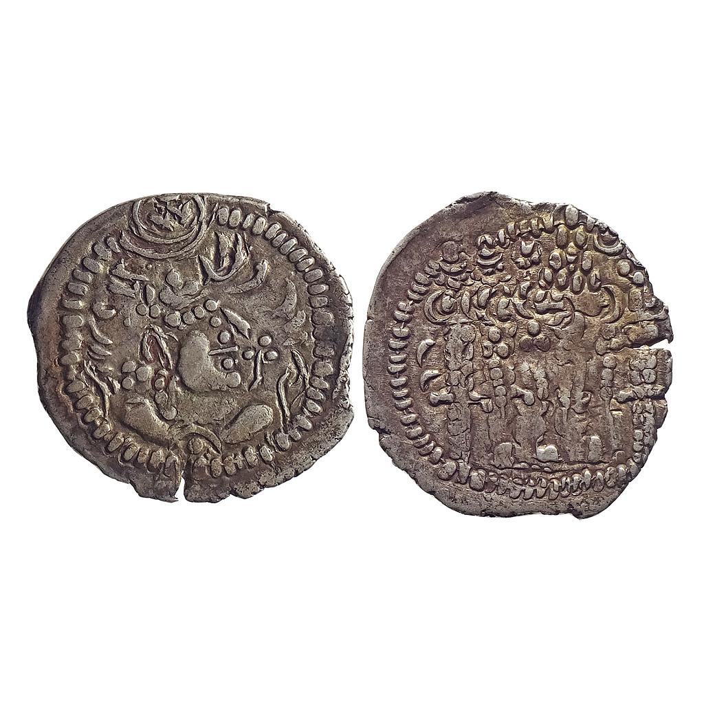 Ancient, Indo Sassanian type, Anonymous issue from NW India, Billon Unit