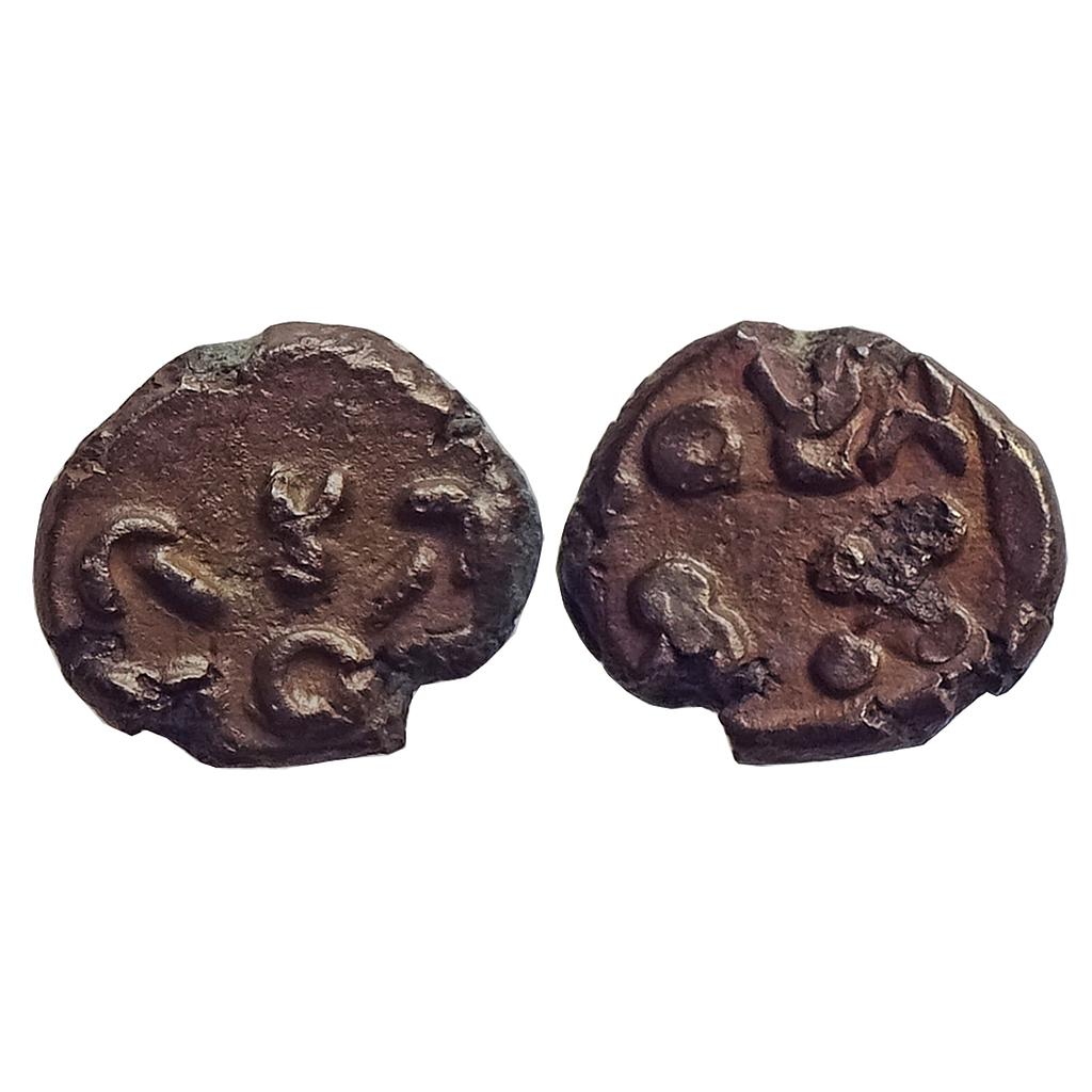 Ancient, Kaushambi, Vatsa Region, Jyeshtamitra, Copper Unit