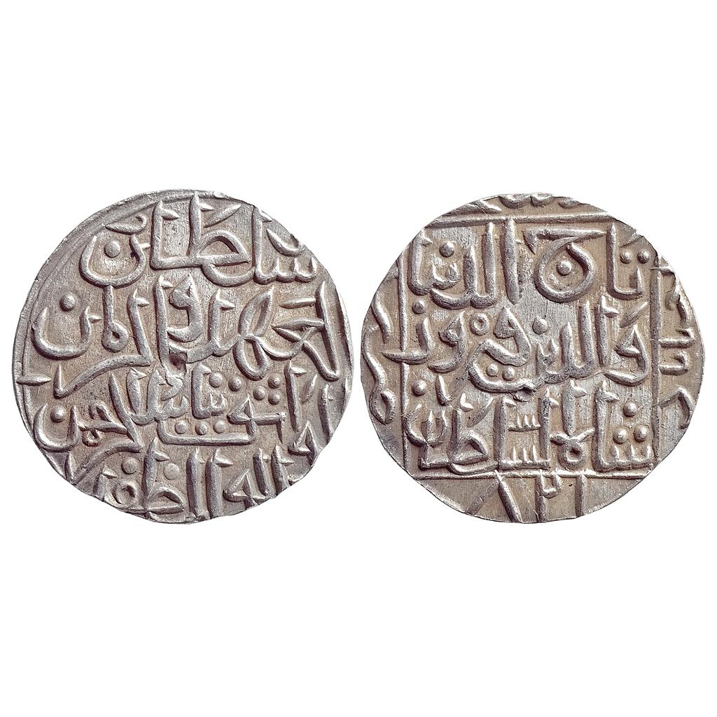 Bahamani Sultan Taj ud din Firuz Hadrat Ahsanabad Mint Silver Tanka