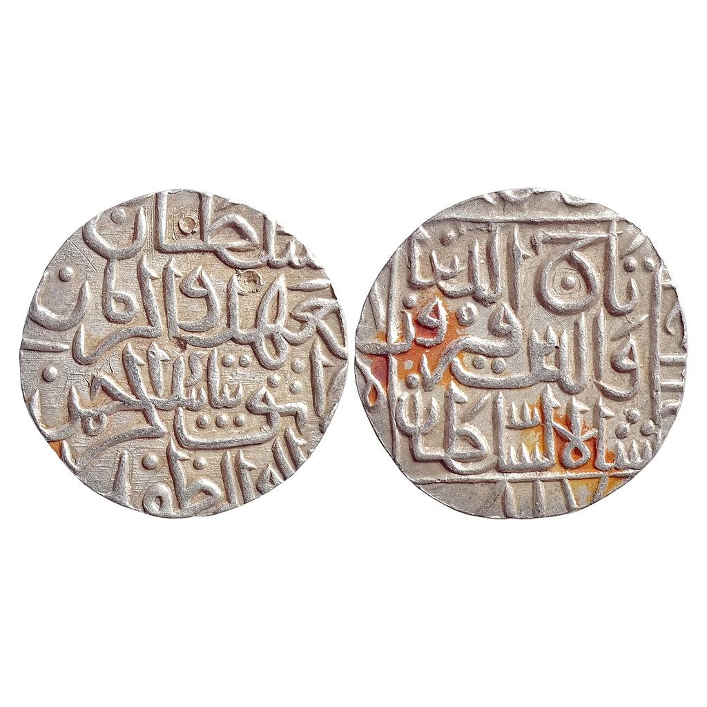 Bahamani Sultan Taj ud din Firuz Hadrat Ahsanabad Mint Silver Tanka