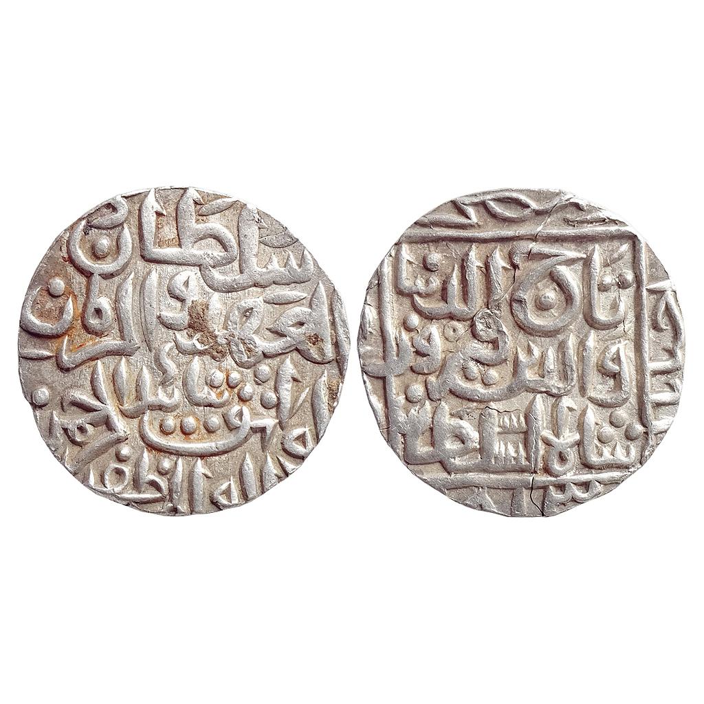 Bahamani Sultan Taj ud din Firuz Hadrat Ahsanabad Mint Silver Tanka