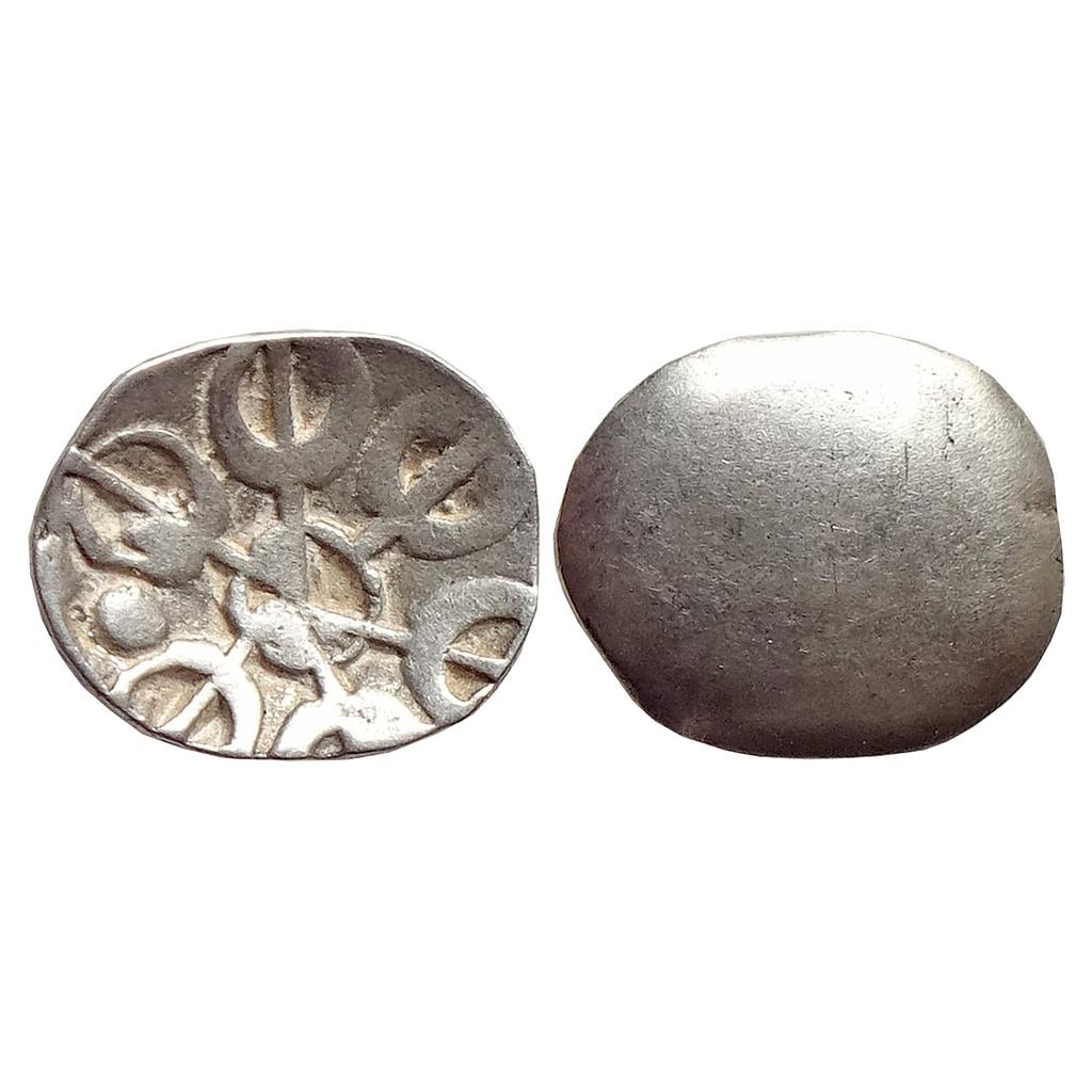 Ancient Gandhara Janapada Punch Marked Coinage Silver 1/2 Shana or 1/16 Shatamana