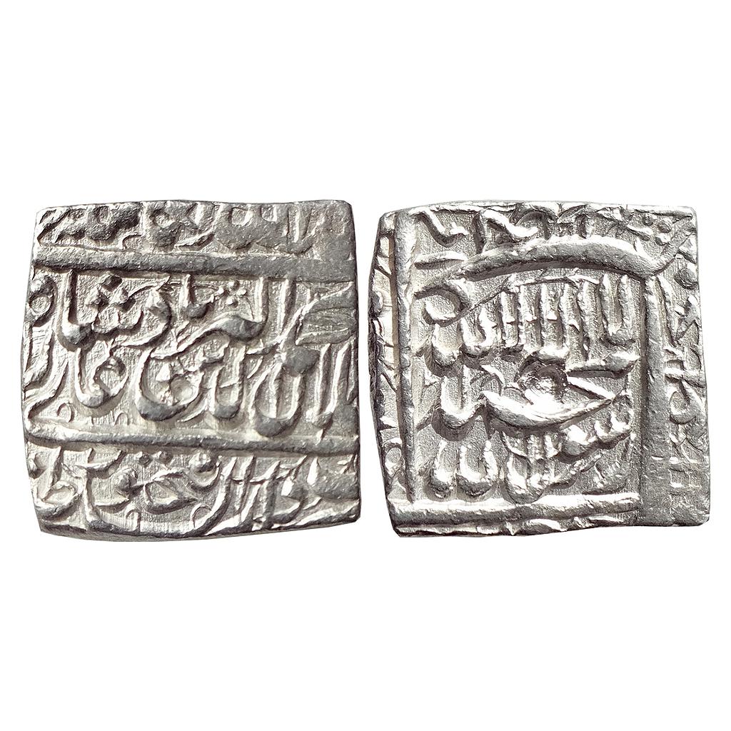 Mughal, Akbar, Dar-us-Sultanate Fathpur Mint, Silver Square Rupee