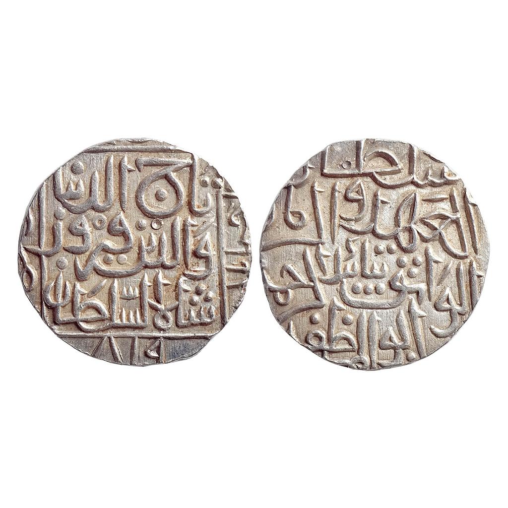 Bahamani Sultan Taj ud din Firuz Hadrat Ahsanabad Mint Silver Tanka