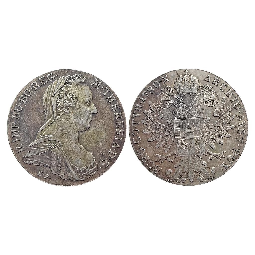 Austria Habsburg Maria Theresia Silver 1 Thaler