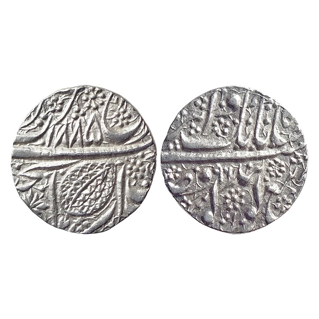 IK,Sikh Empire, Ranjit Singh, VS 1885/96, &quot;Nanakshahi&quot; couplet, Amritsar Mint, Silver Rupee