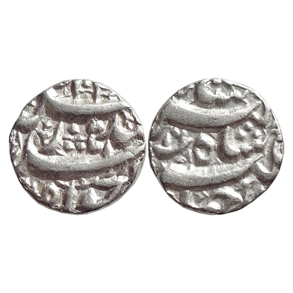 Mughal Jahangir Qandhar Mint Dilkha couplet Silver Rupee
