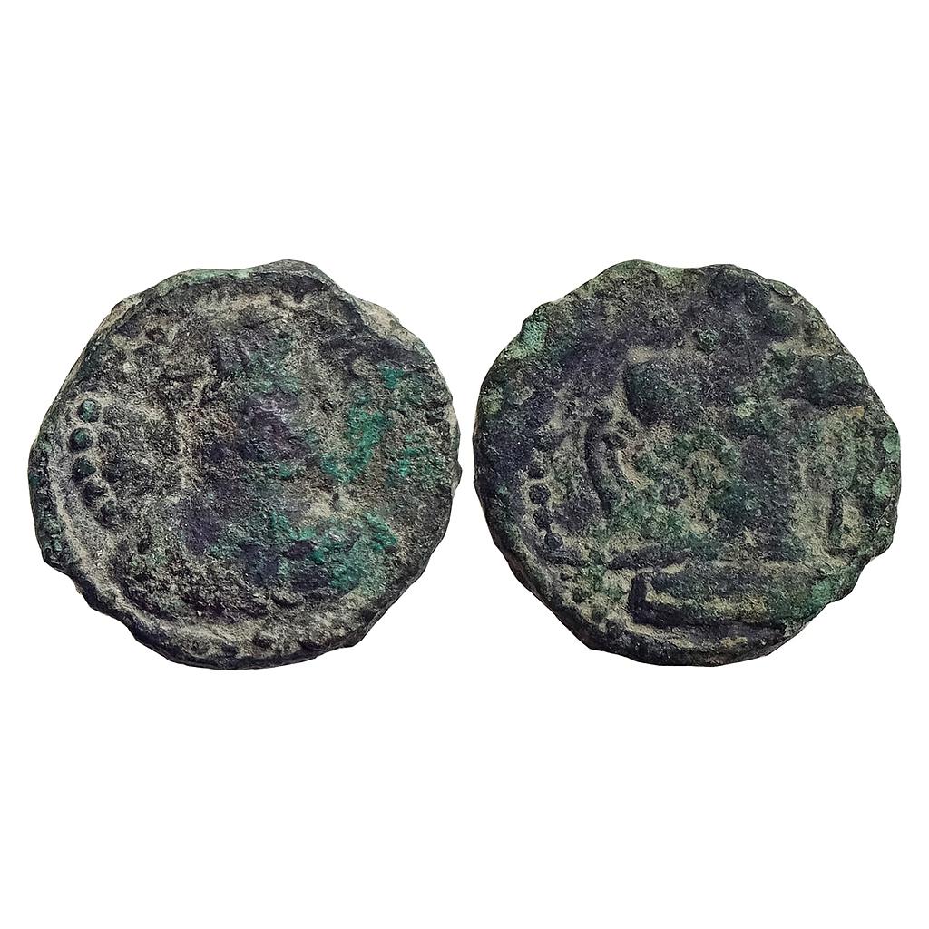 Ancient Indo Sassanian series Issue of the Hunas Copper Unit