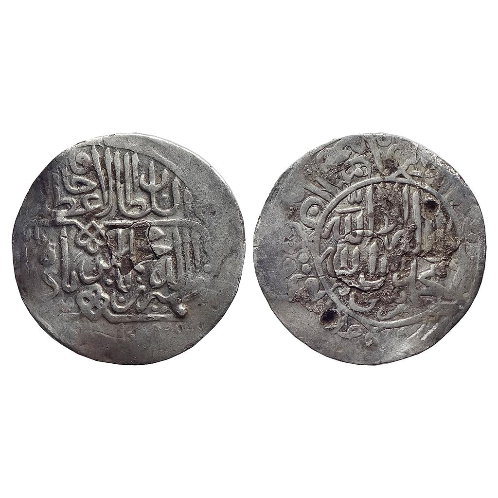 Mughal, Babur, NM (Agra / Lahore style), Silver Shahrukhi