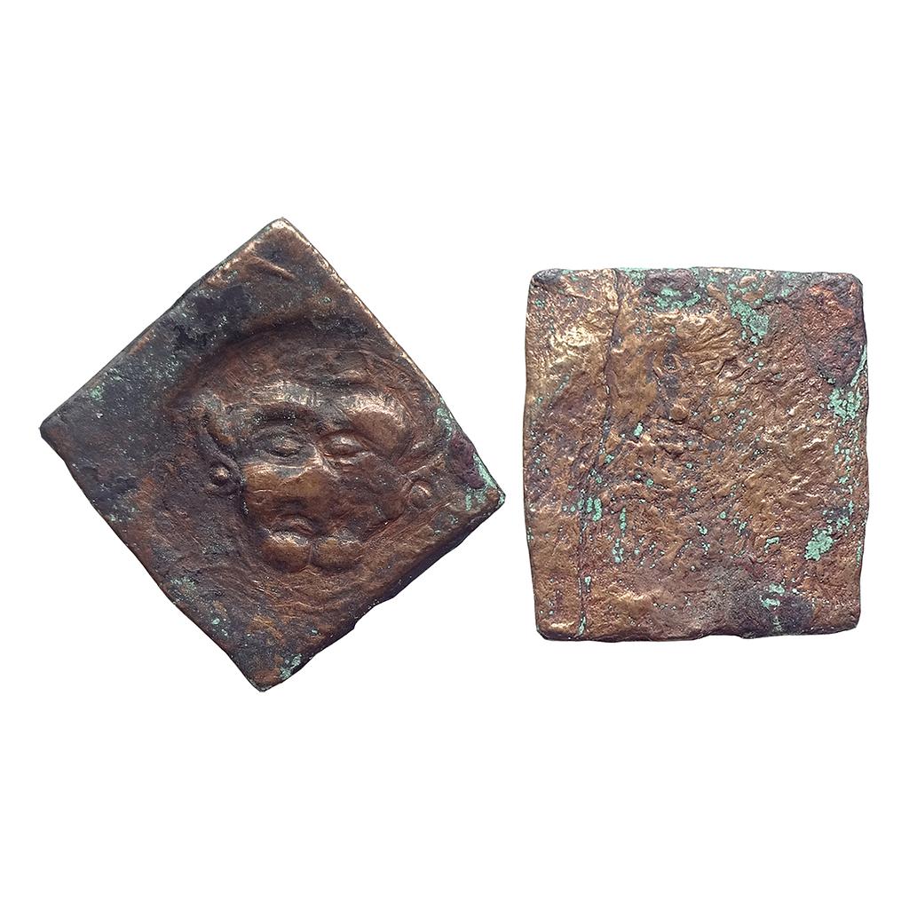 Ancient, Taxila, Uninscribed die struck Copper Unit