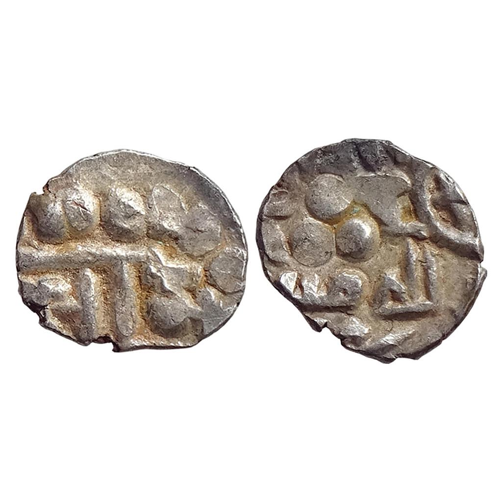 Samid Amirs of Multan Amir Munabbih-I NM ND Silver Bilingual Damma Qanhari Dirham