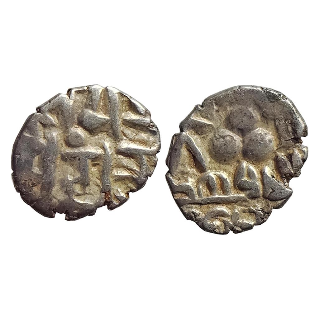 Samid Amirs of Multan, Amir Fahad, NM, ND, Silver Bilingual Damma (Qanhari Dirham)