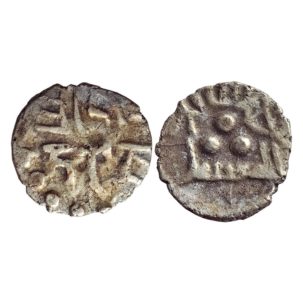 Samid Amirs of Multan, Amir Shibl, NM, ND, Silver Pre-reform Damma (Qanhari Dirham)