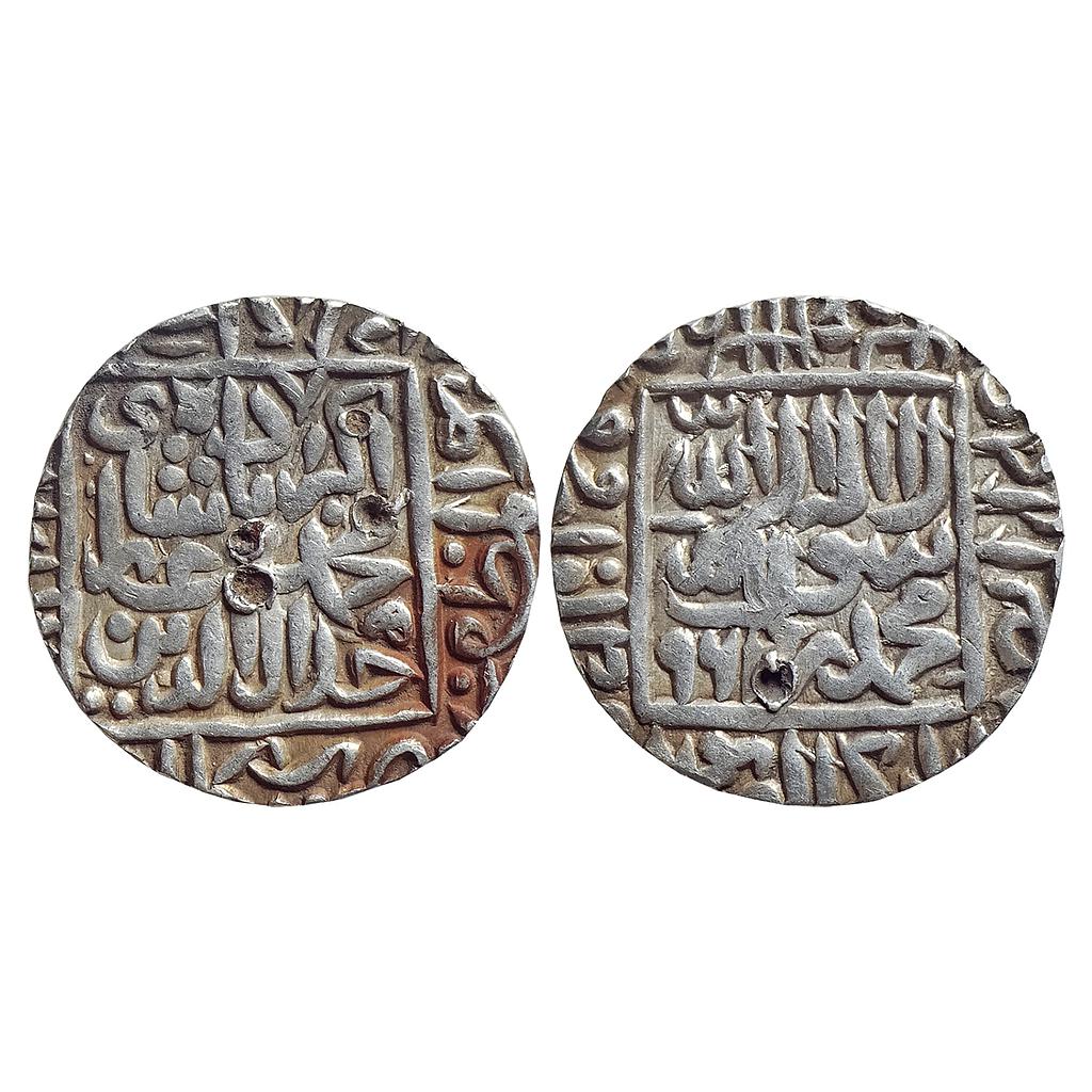 Mughal Akbar Kalpi Mint Silver Rupee