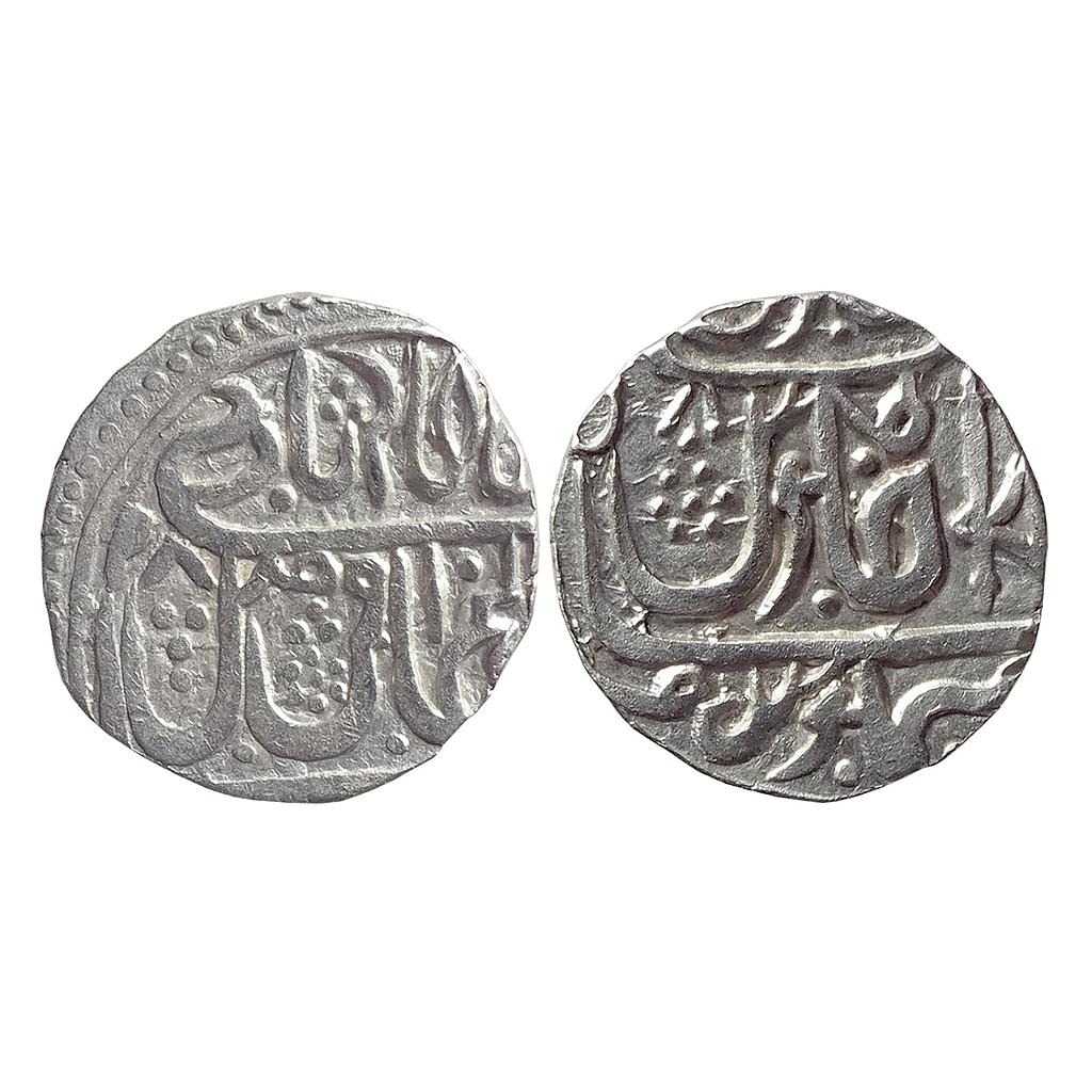 Gwalior State Jean Baptiste Filose INO Shah Alam II Shadhora or Sabalgarh Mint Silver Rupee