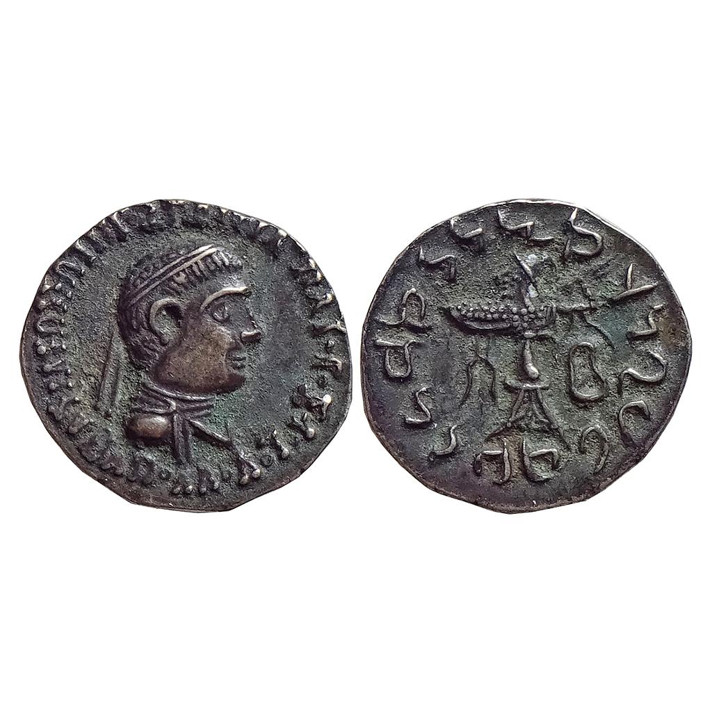 Ancient Indo-Greeks Apollodotus II Silver Drachm