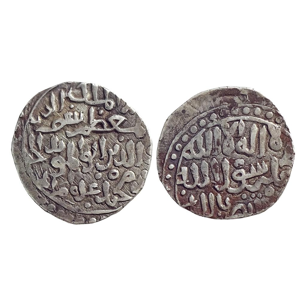 Sultans of Sind Saif al-Din al-Hasan Qarlugh Silver Tanka