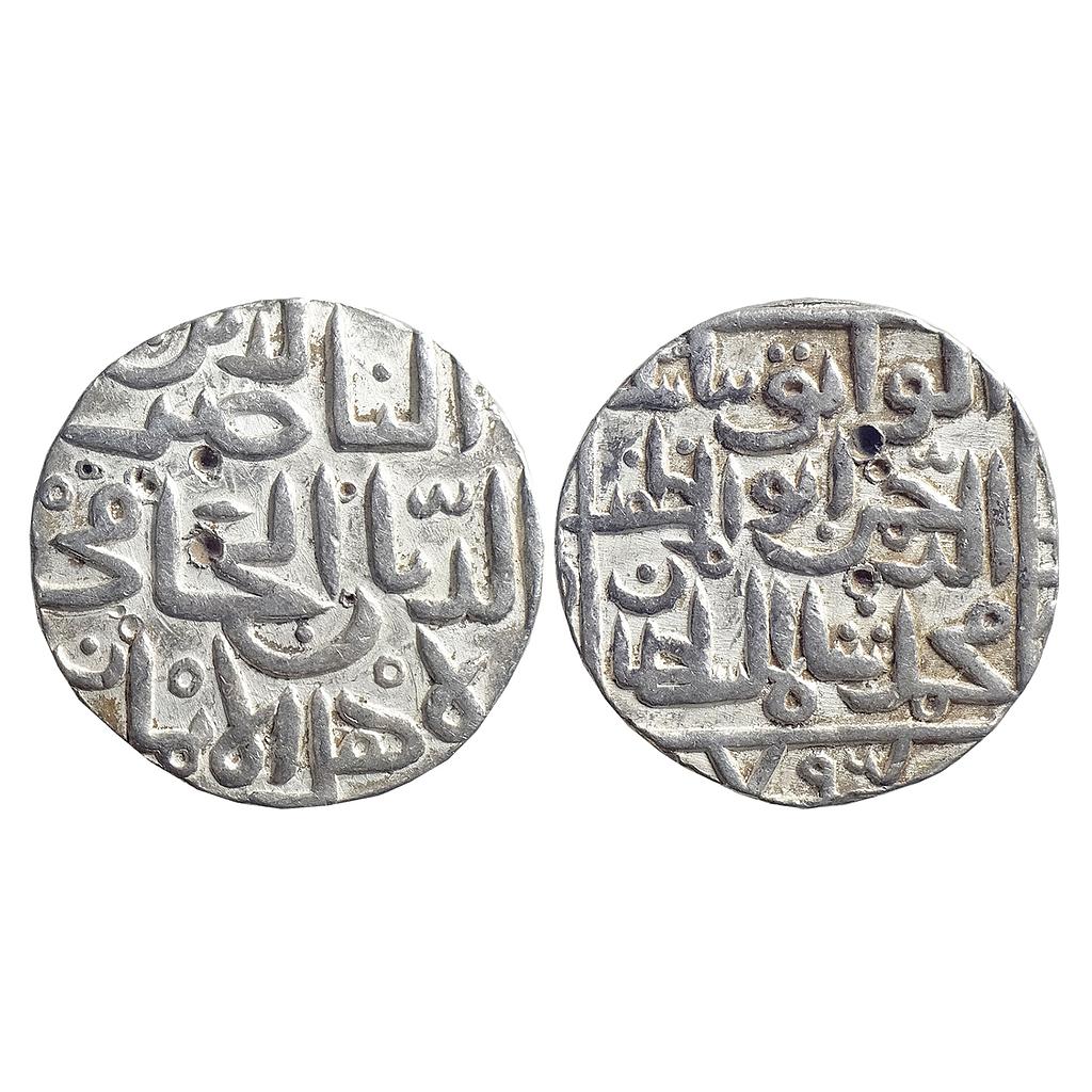 Bahamani Sultan Muhammad Shah II Hadrat Ahsanabad Mint Silver Tanka