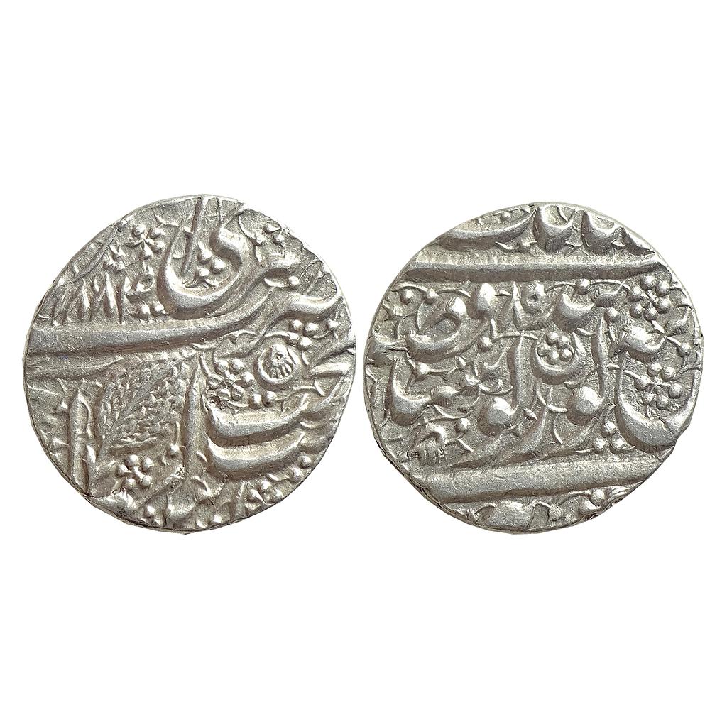 IK Sikh Empire Ranjit Singh VS 1884/(18)85 1827 AD Amritsar Mint Nanakshahi Couplet Silver Rupee