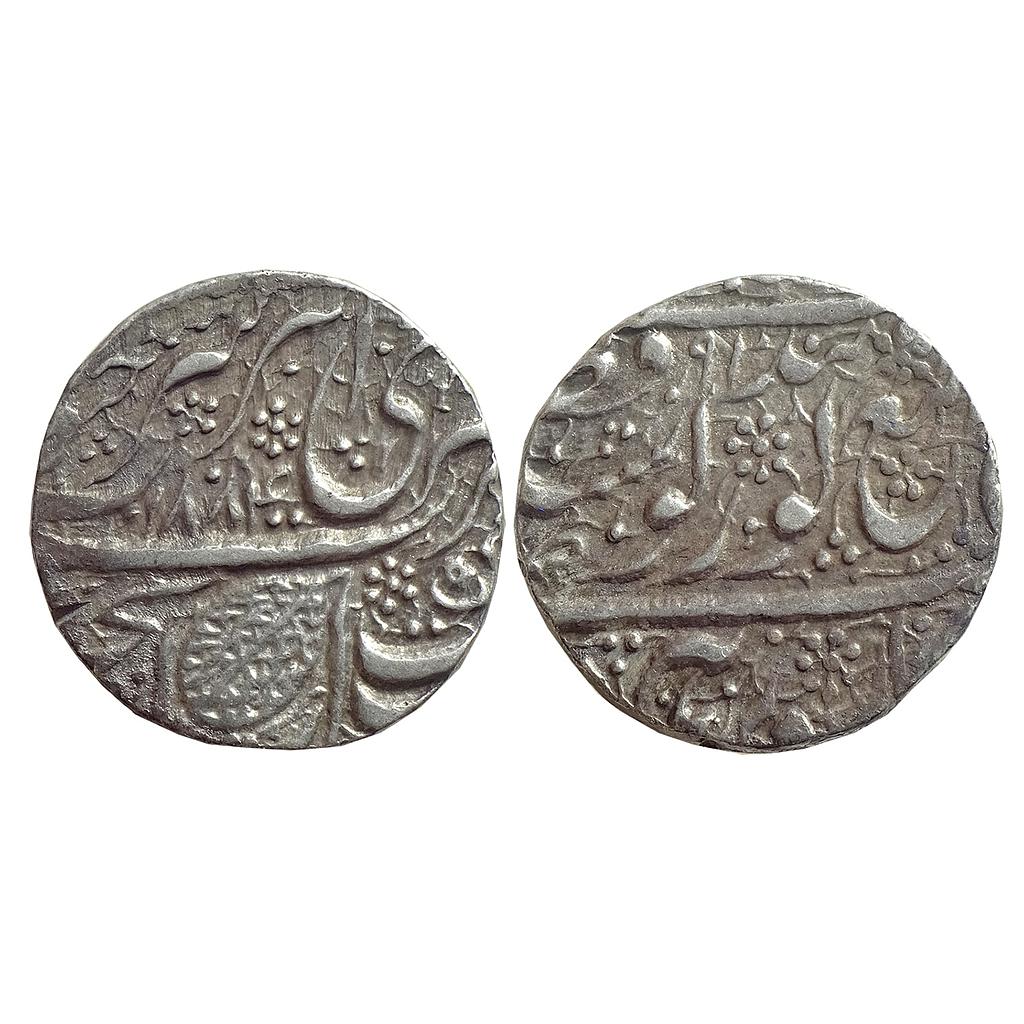 IK Sikh Empire Ranjit Singh VS 1884 / (18)91 (1834 AD) Amritsar Mint Nanakshahi Couplet Silver Rupee
