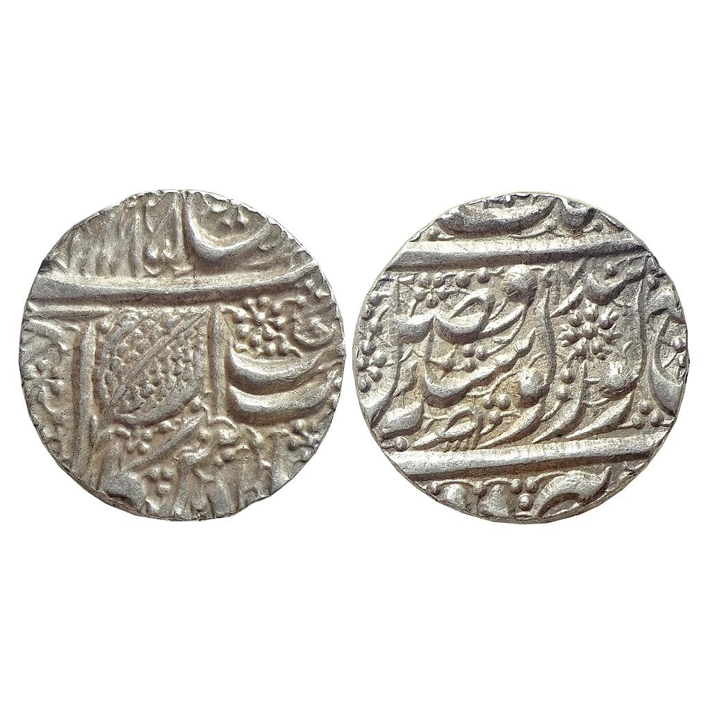 IK Sikh Empire Ranjit Singh VS 1885 / (18)97 1840 AD Amritsar Mint Nanakshahi Couplet Silver Rupee