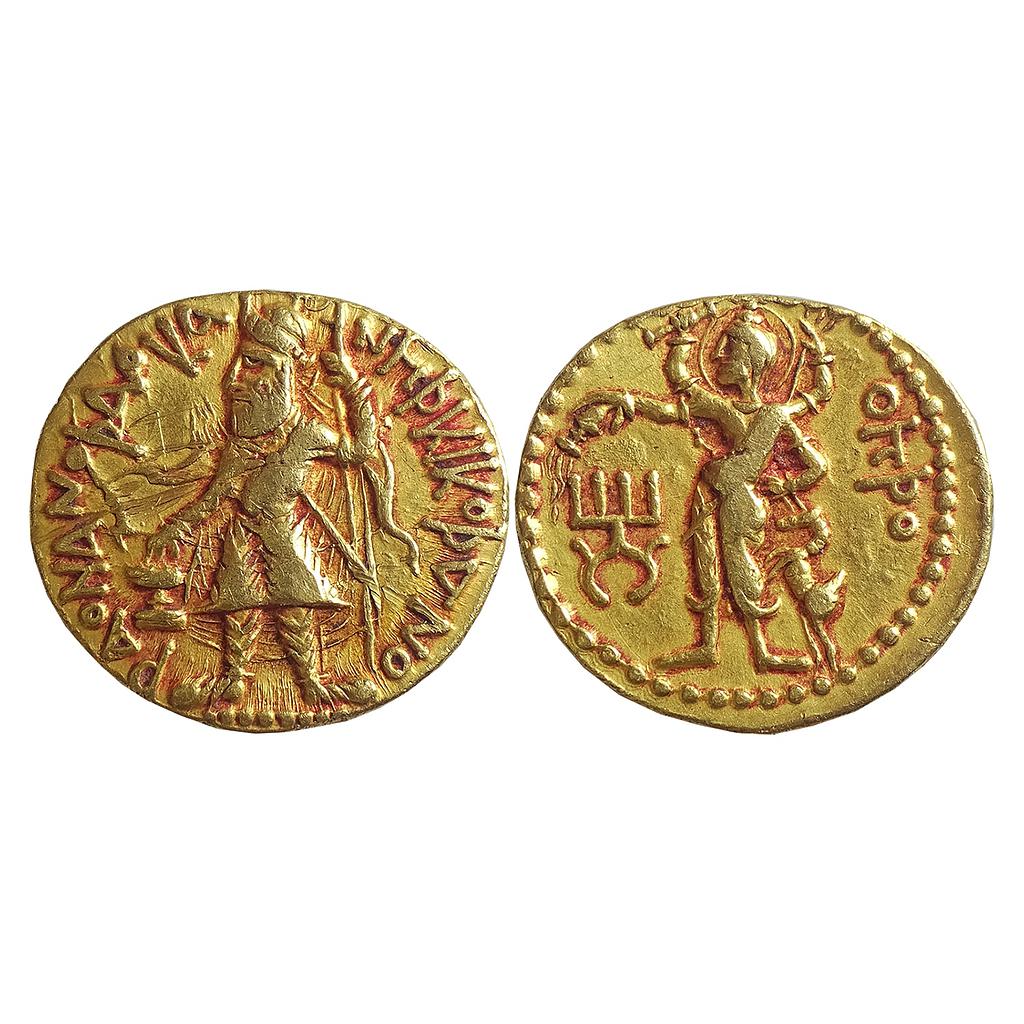 Ancient Kushanas Kanishka I Gold Dinara