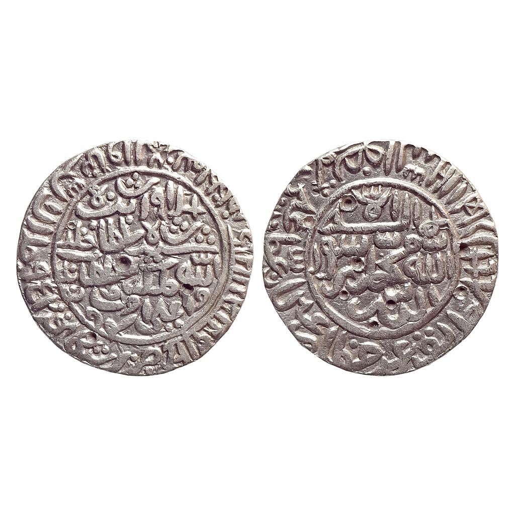 Delhi Sultan, Islam Shah, Satgaon Mint, Silver Rupee