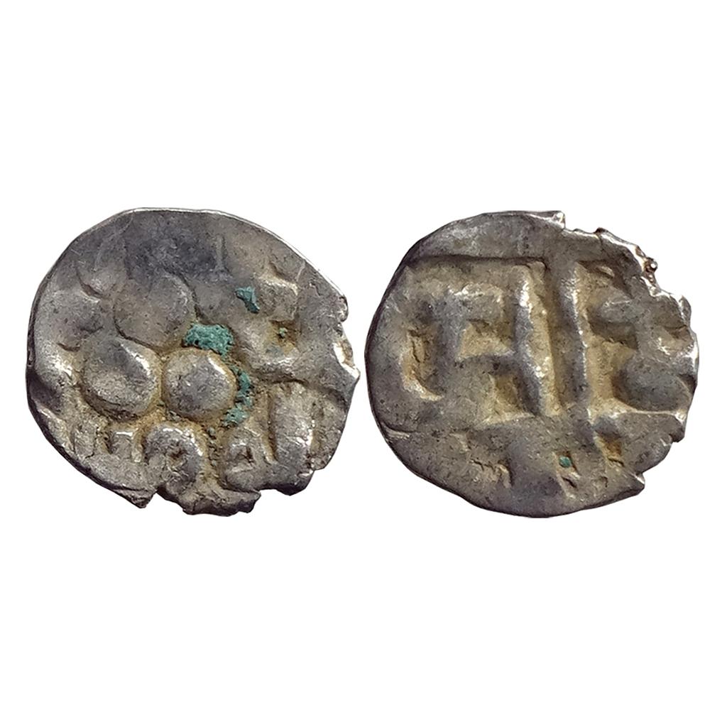 Samid Amirs of Multan Amir Munabbih-I NM ND Silver Bilingual Damma Qanhari Dirham