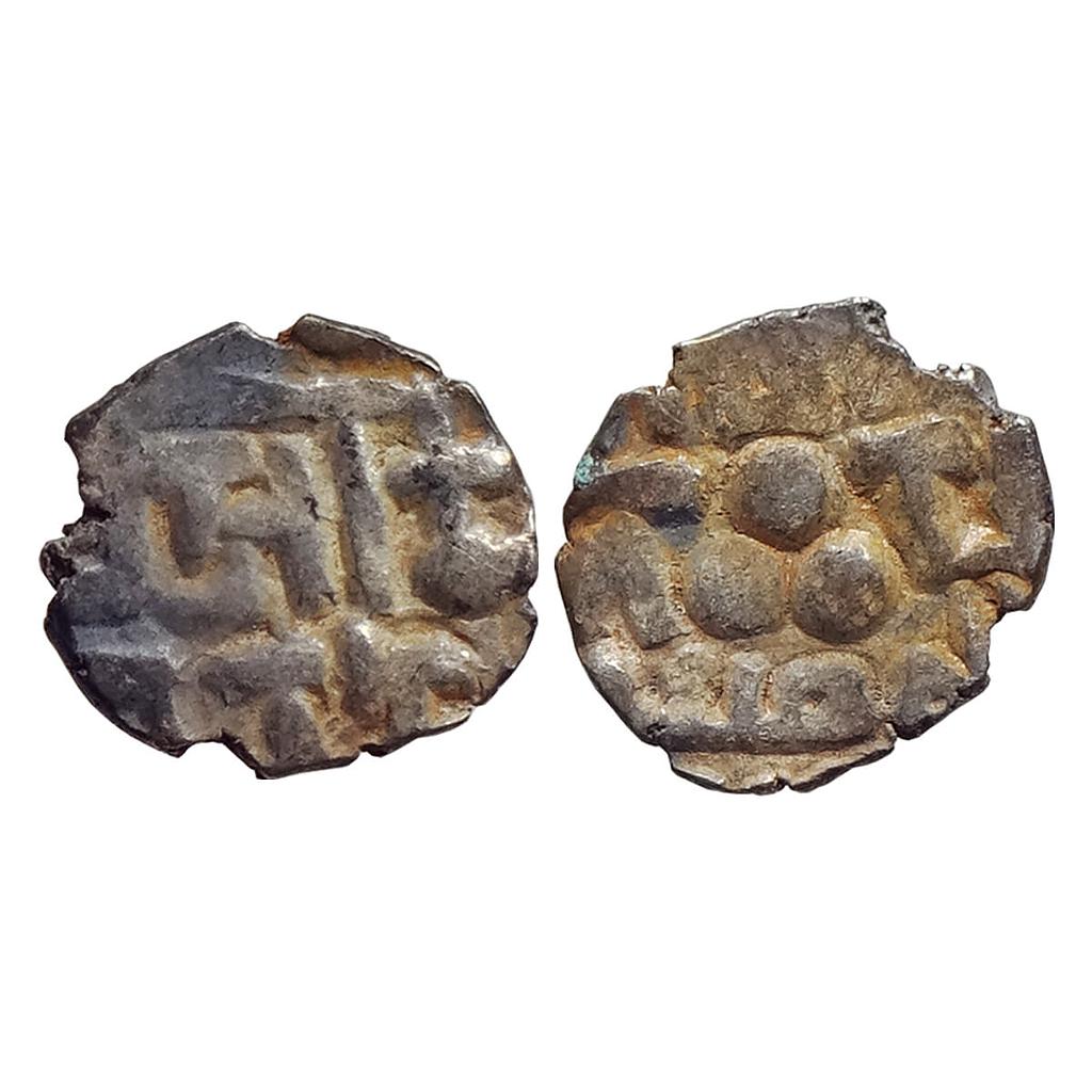 Samid Amirs of Multan Amir Munabbih-I NM ND Silver Bilingual Damma Qanhari Dirham