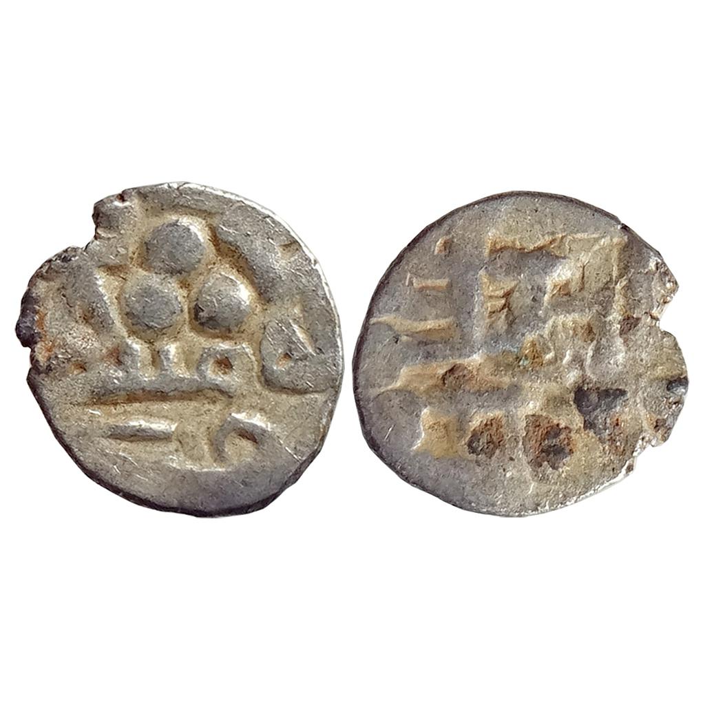 Samid Amirs of Multan Amir Munabbih-I NM ND Silver Bilingual Damma Qanhari Dirham