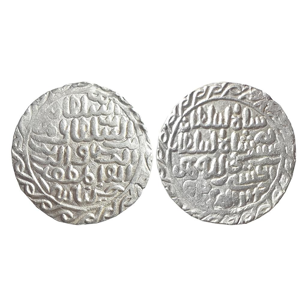 Bengal Sultan Nasir Al-Din Nusrat Shah Dar-Al-Darb Hussainabad Mint Silver Tanka