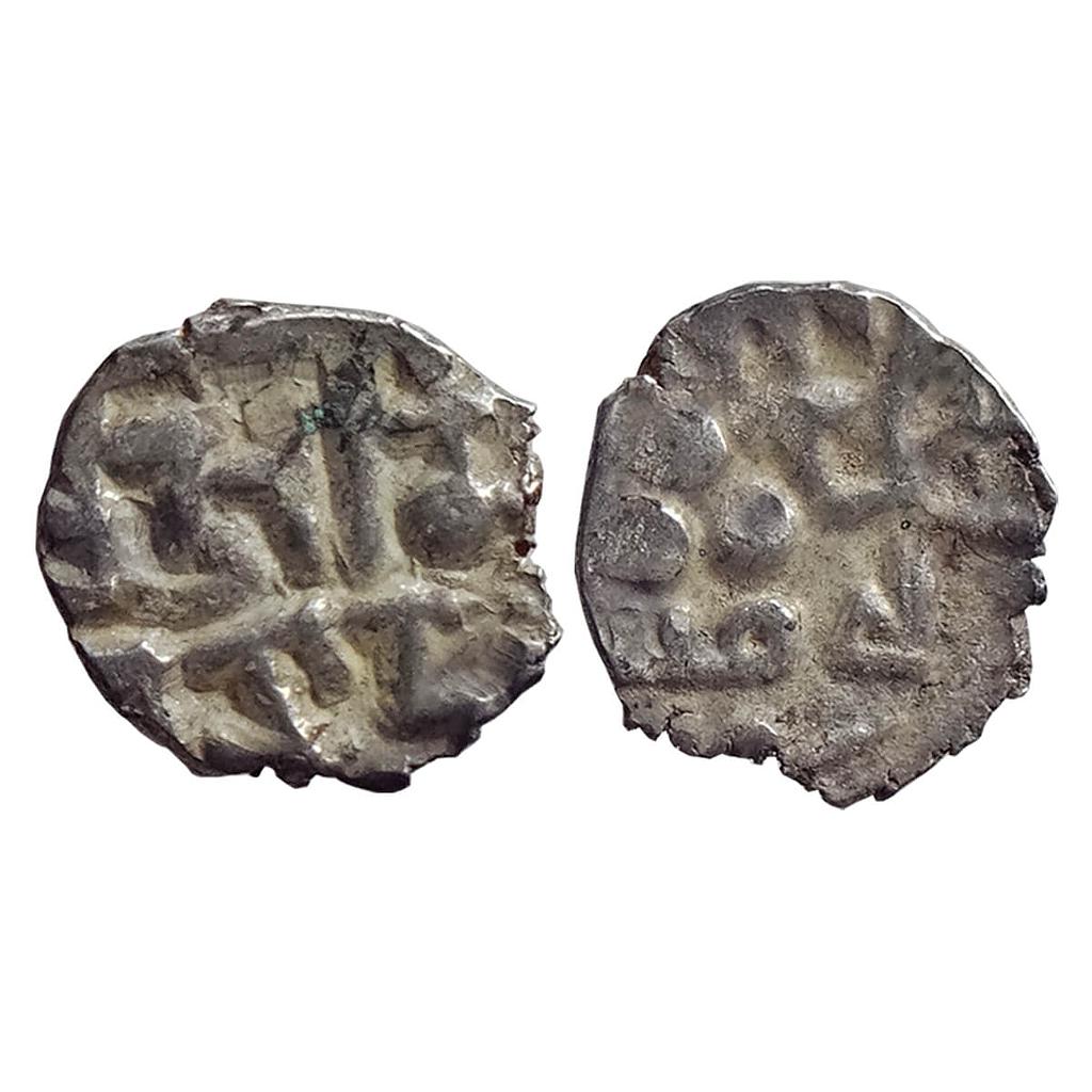 Samid Amirs of Multan Amir Munabbih-I NM ND Silver Bilingual Damma Qanhari Dirham