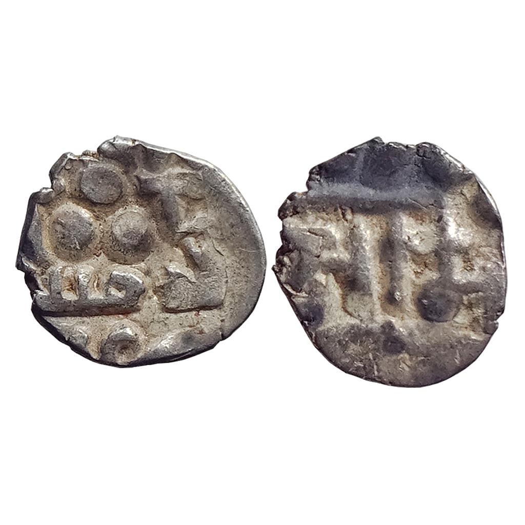 Samid Amirs of Multan Amir Munabbih-I NM ND Silver Bilingual Damma Qanhari Dirham