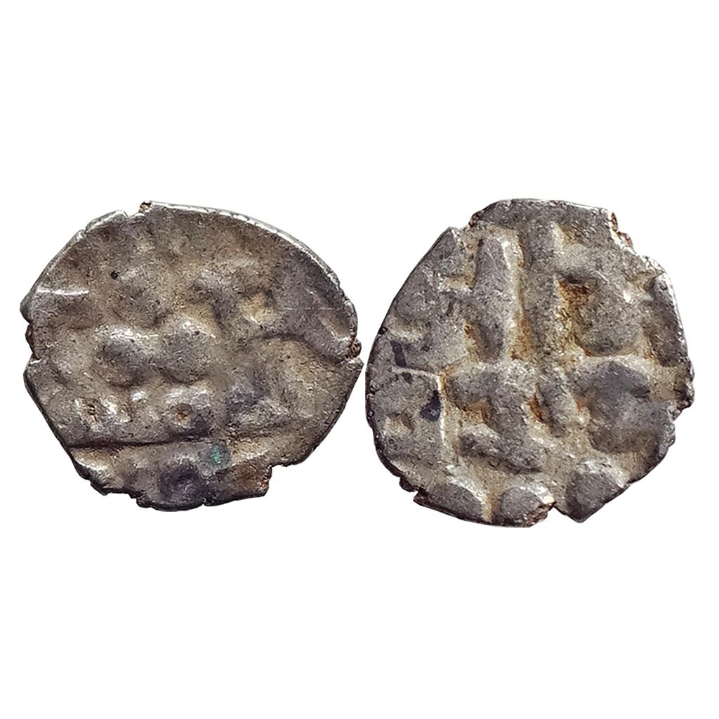 Samid Amirs of Multan Amir Munabbih-I NM ND Silver Bilingual Damma Qanhari Dirham