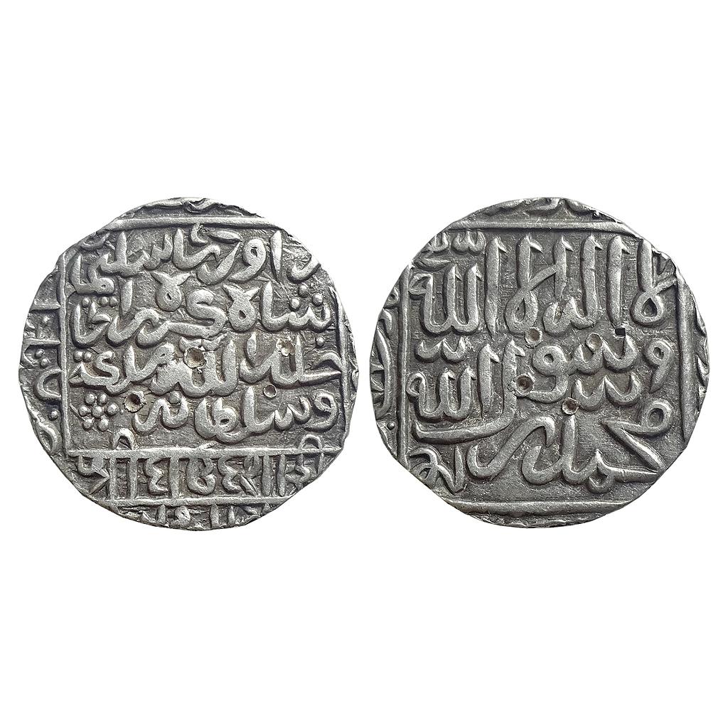 Bengal Sultan Daud Shah Karrani Tanda Tandah Mint Silver Rupee