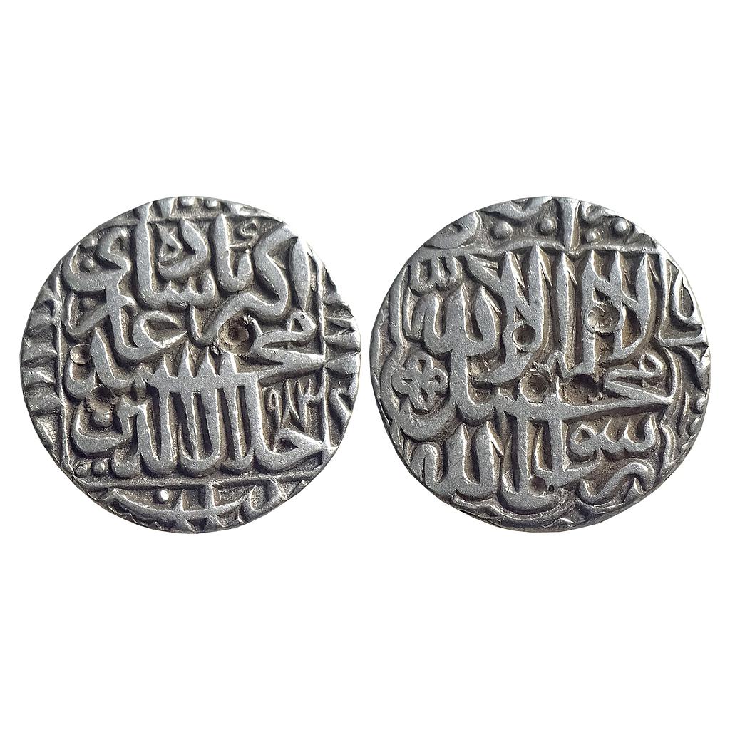 Mughal Akbar Patna Mint Silver Rupee