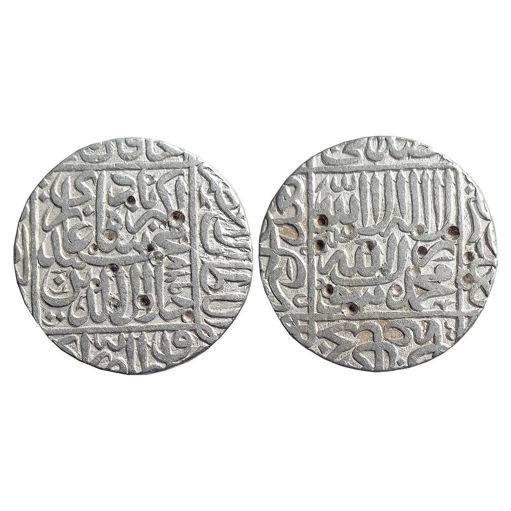 Mughal Akbar Agra Mint Silver Rupee