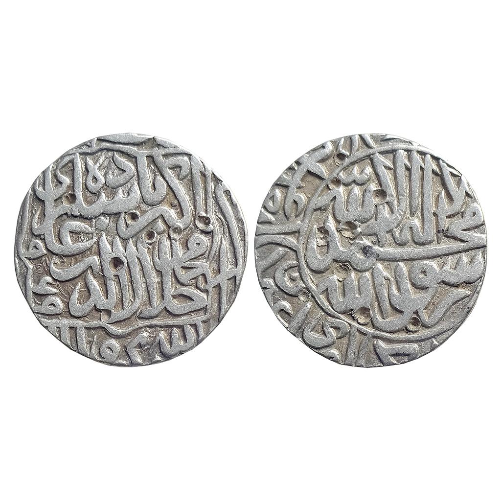 Mughal Akbar Narnol Mint Silver Rupee