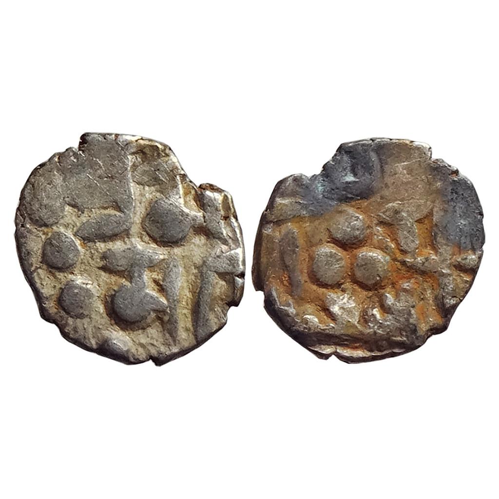 Samid Amirs of Multan Amir Muhammad-IV NM ND Silver Bilingual Damma Qanhari Dirham