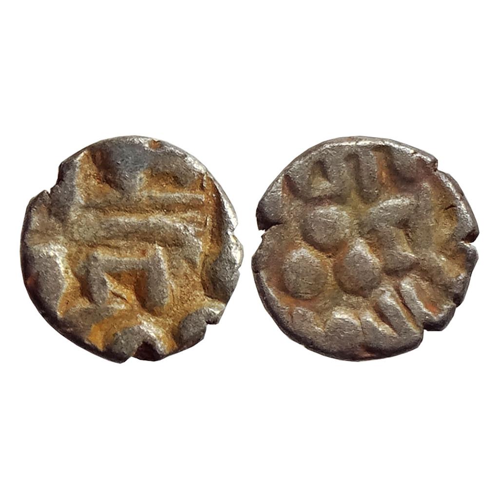 Samid Amirs of Multan Amir Munabbih-II NM ND Silver Bilingual Damma Qanhari Dirham